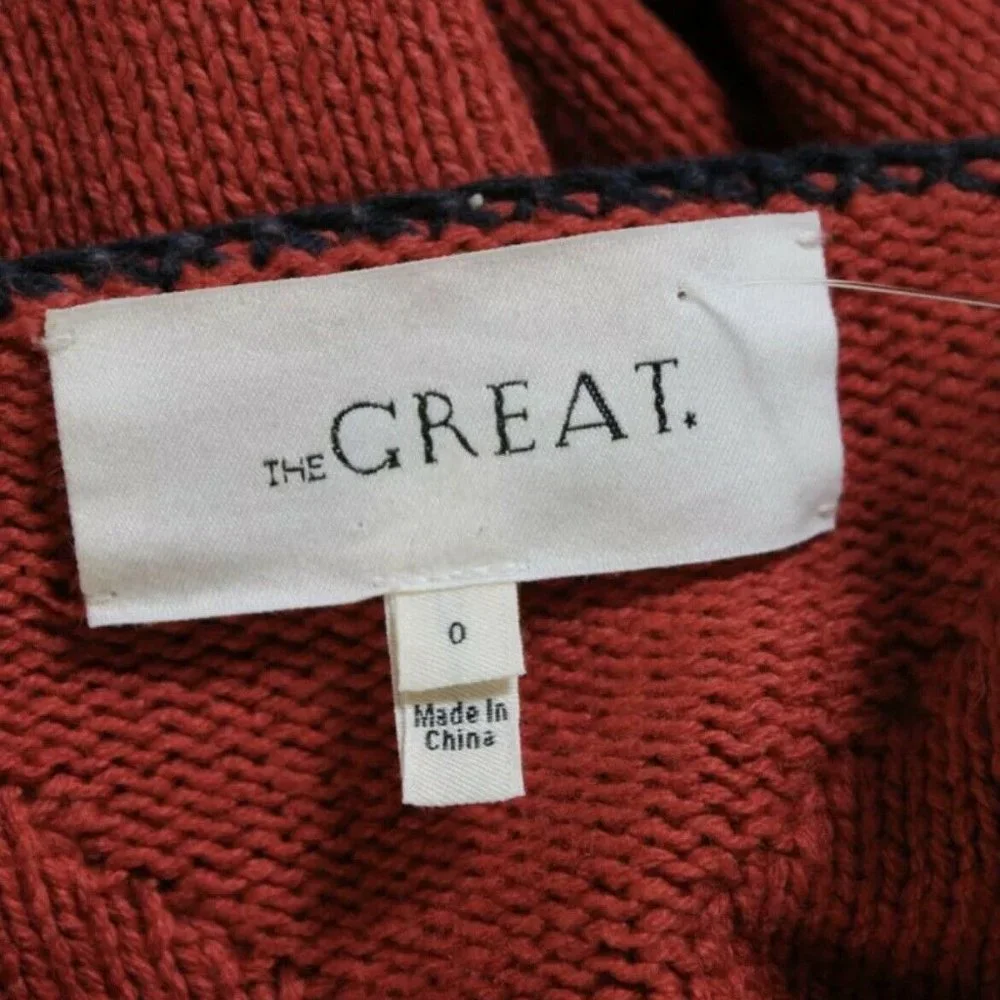 The Great Meadow Bobble Cardigan Sweater Knit Crochet Cardigan Sweater - Picture 5 of 11